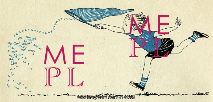 : Boy catching the alphabet and words in his net : Boy catching the alphabet and words in his net