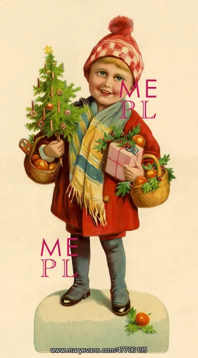  : Boy with Christmas Tree