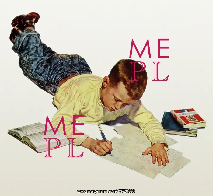 : Boy Does Math Homework : Boy Does Math Homework