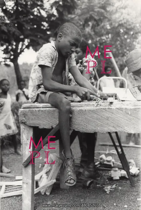  : Boy doing carpentry, Ghana, West Africa