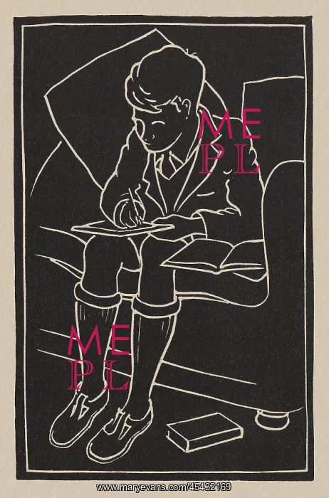  : A Boy Drawing