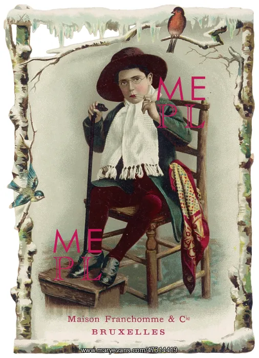  : BOY DRESSING UP / C1880
