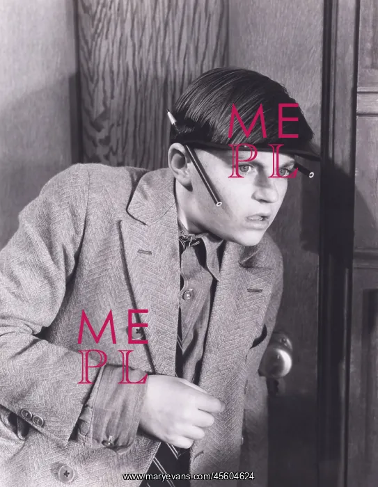 : Boy eavesdropping at door : Boy eavesdropping at door