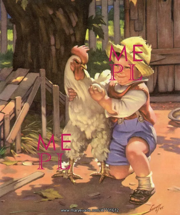 : Boy with Egg, Chicken : Boy with Egg, Chicken