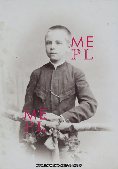 : Boy on a fence in the studio : Boy on a fence in the studio