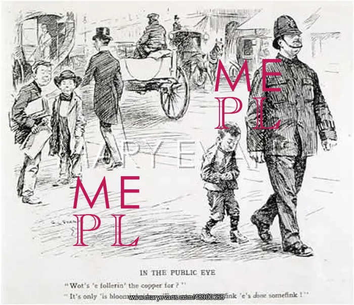 : BOY FOLLOWS POLICEMAN : BOY FOLLOWS POLICEMAN