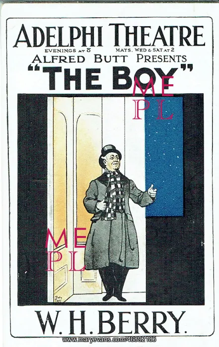 : The Boy by Fred Thompson with W H Berry : The Boy by Fred Thompson with W H Berry