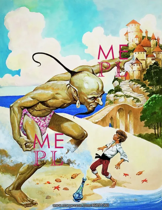  : Boy with Genie (?)