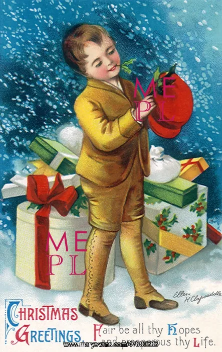  : Boy with Gift Boxes