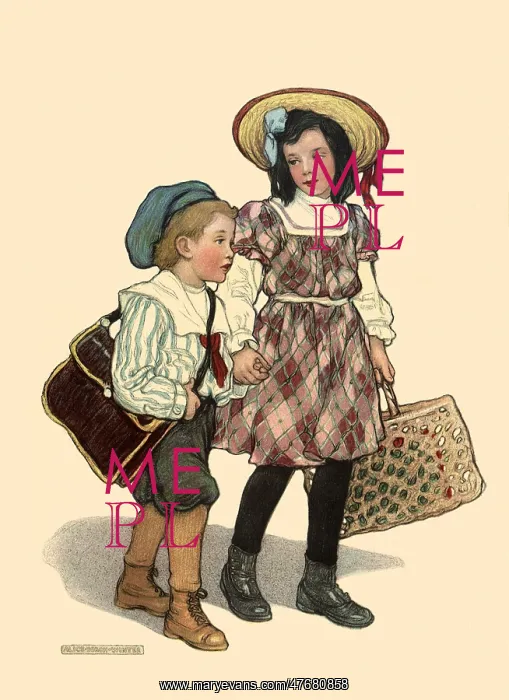  : Boy and Girl Walking