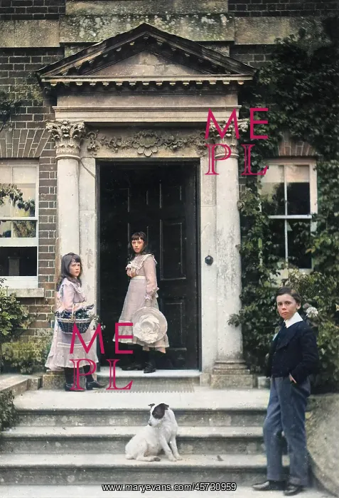 : BOY / GIRLS / DOG ON STEPS : BOY / GIRLS / DOG ON STEPS
