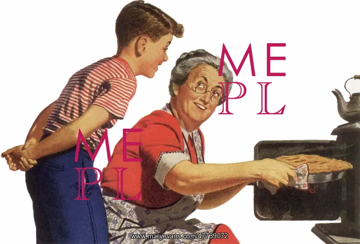  : Boy with Grandma and Pie