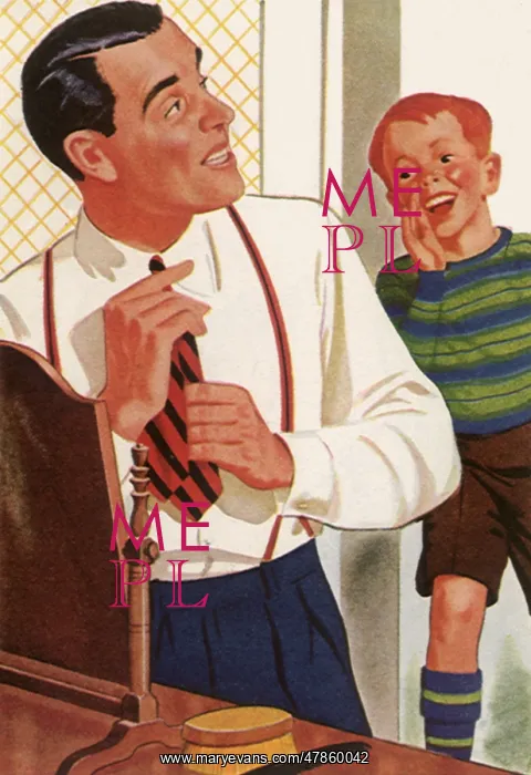  : Boy hollards for Dad