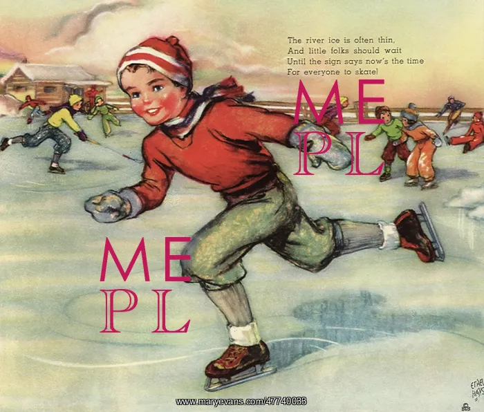  : Boy Ice Skating