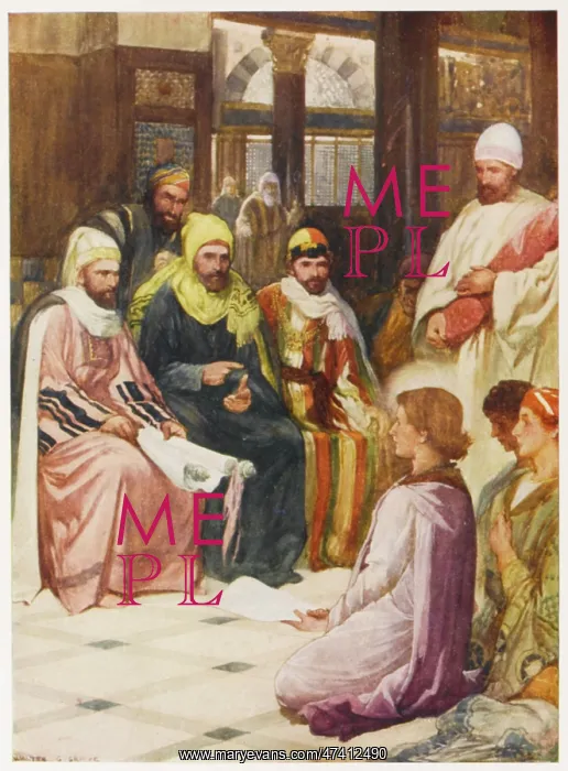 : BOY JESUS IN TEMPLE : BOY JESUS IN TEMPLE