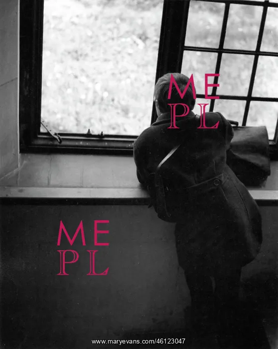 : Boy looking out of a window : Boy looking out of a window