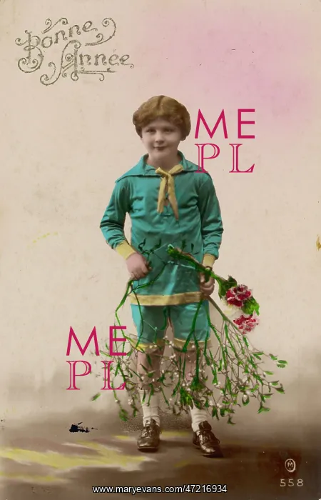  : Boy with Mistletoe