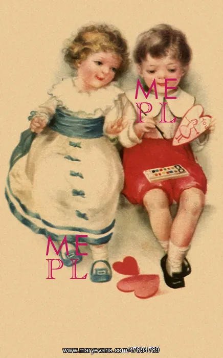  : Boy Painting Valentine
