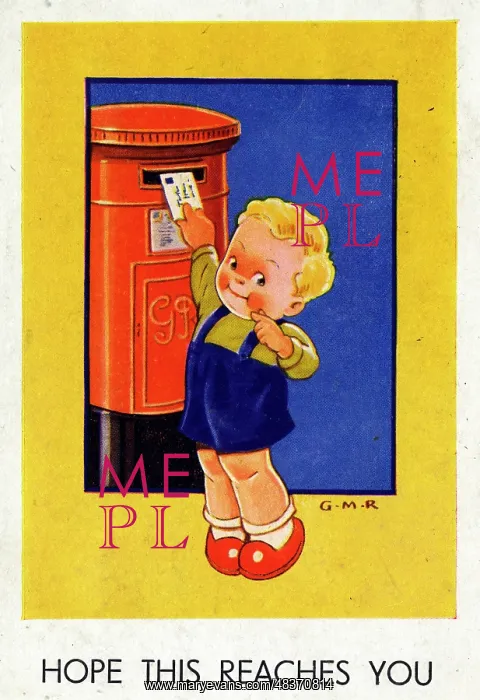  : Boy Posting Letter - Hope this reaches you