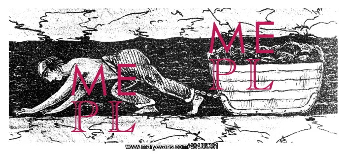 : Boy putter dragging a sledge of coal along a : Boy putter dragging a sledge of coal along a