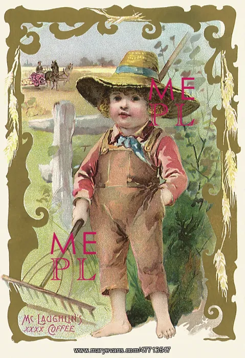  : Boy with Rake
