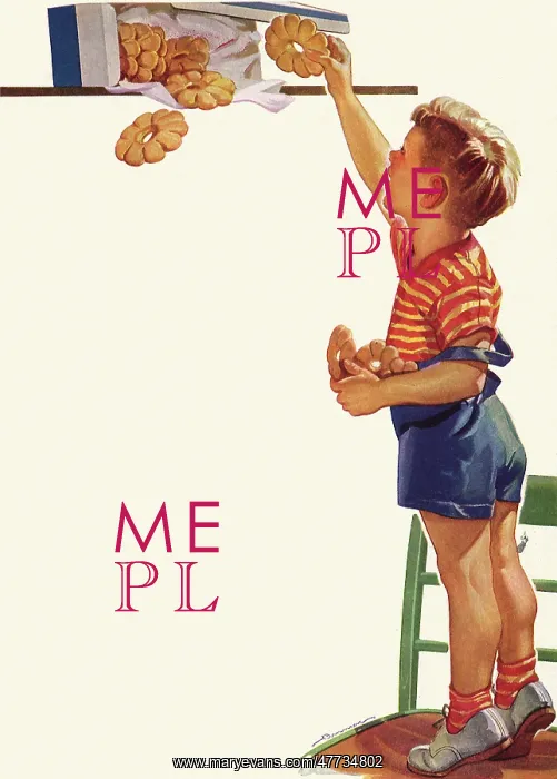 : Boy reaching for Cookies : Boy reaching for Cookies