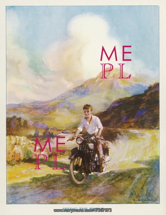 : Boy Riding a Motor Bike : Boy Riding a Motor Bike