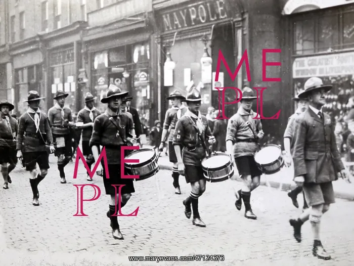  : Boy Scouts band in Liverpool - probably 1930s