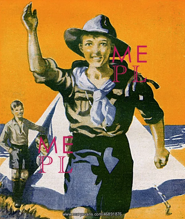 : Boy Scouts at Camp, 1930s : Boy Scouts at Camp, 1930s