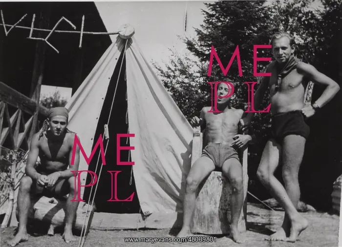 : Boy scouts in camp, Czechoslovakia : Boy scouts in camp, Czechoslovakia