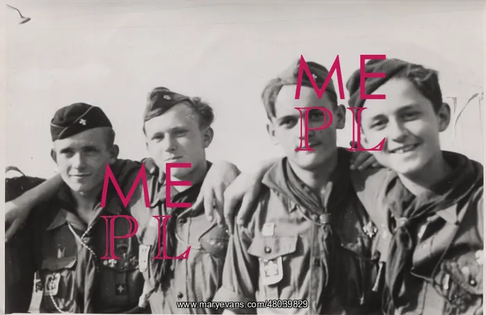 : Boy scouts in camp, Czechoslovakia : Boy scouts in camp, Czechoslovakia