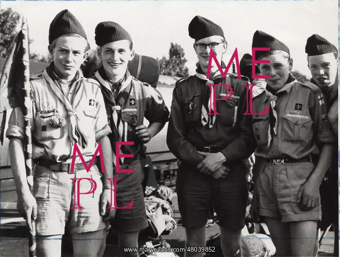 : Boy scouts in camp, Denmark : Boy scouts in camp, Denmark