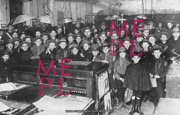 : Boy scouts at The Sketch offices : Boy scouts at The Sketch offices