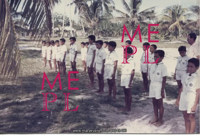  : Boy scouts on Tuvalu, Gilbert Islands, Pacific