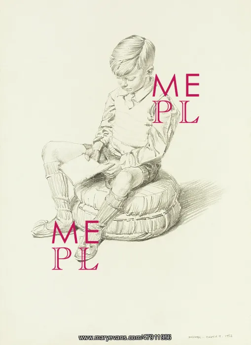 : Boy sitting and reading : Boy sitting and reading