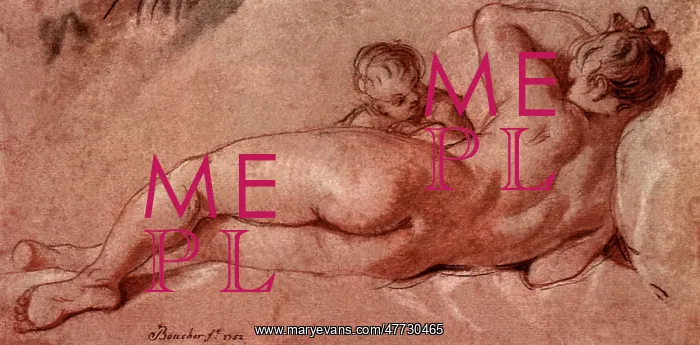  : Boy with Sleeping Nude, by Boucher