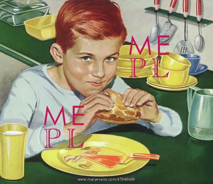 : Boy Sneaks Last of Pie : Boy Sneaks Last of Pie