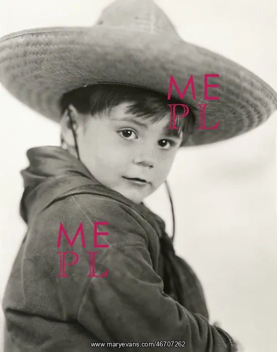  : Boy and his sombrero -