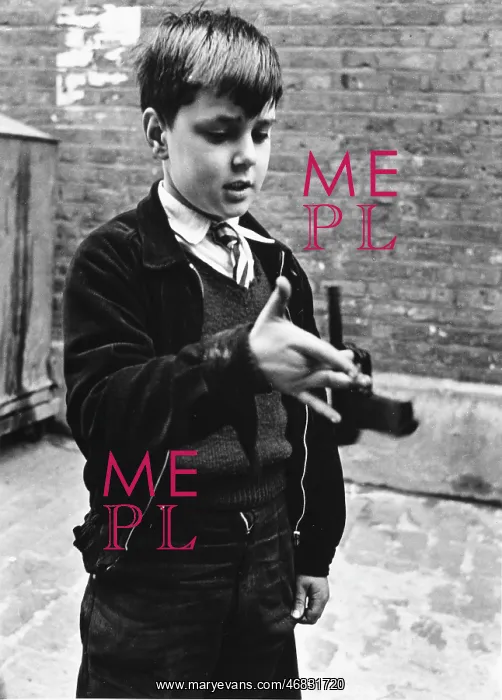 : Boy with a toy gun, Addison Place : Boy with a toy gun, Addison Place