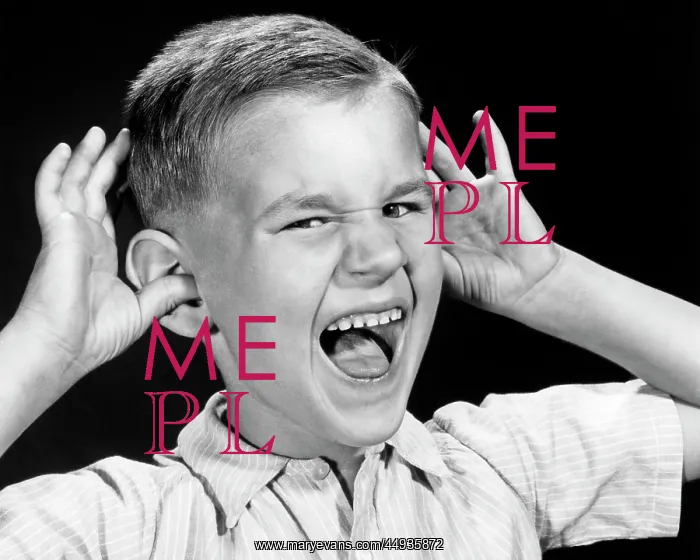 : Boy Waving Hands with Mocking Facial Expression : Boy Waving Hands with Mocking Facial Expression