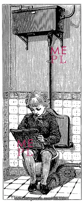 : BOY WORKS ON THE LOO : BOY WORKS ON THE LOO