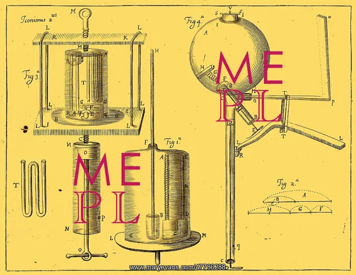 : Boyle's Apparatus for Compressing Air, 1682 : Boyle's Apparatus for Compressing Air, 1682
