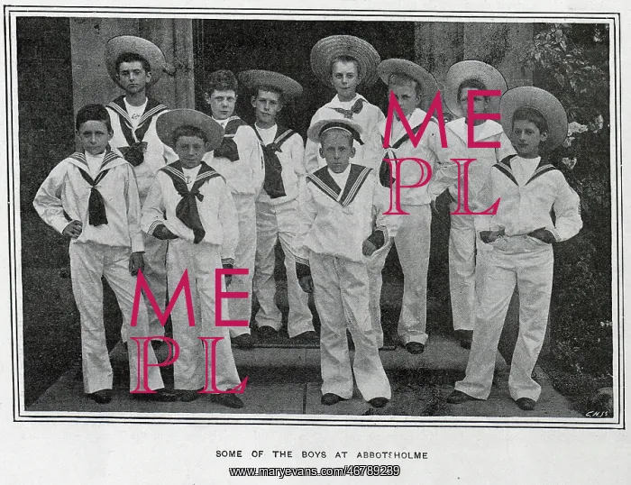 : Boys at Abbosholme school in uniform : Boys at Abbosholme school in uniform