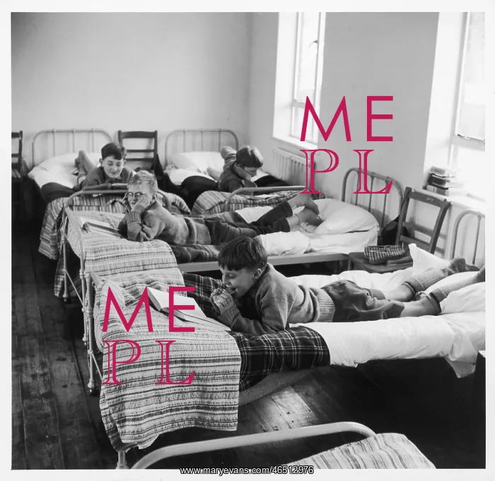 : Boys in a boarding school dormitory : Boys in a boarding school dormitory