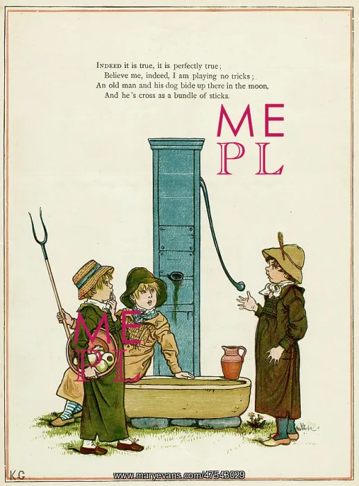  : Three boys chatting at a water pump