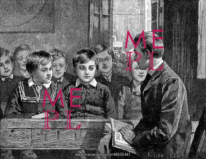 : Boy's class at an American Sunday School. The : Boy's class at an American Sunday School. The