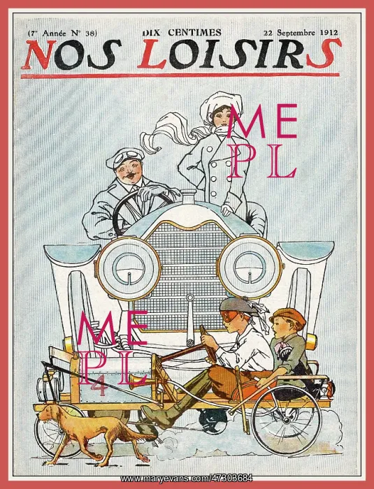 : BOYS IN PEDAL CAR / 1912 : BOYS IN PEDAL CAR / 1912