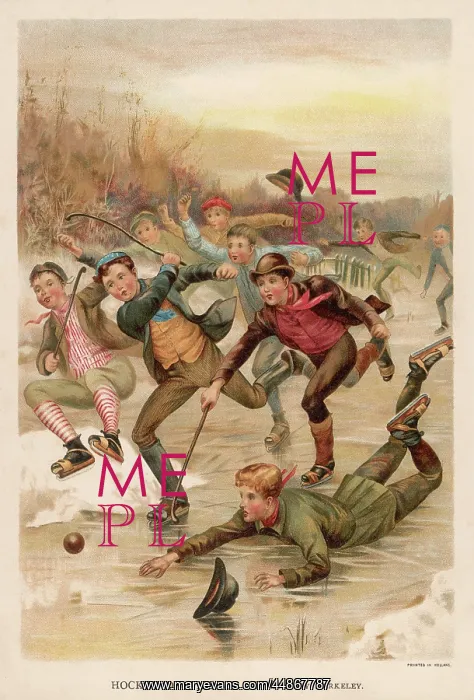  : Boys play ice hockey