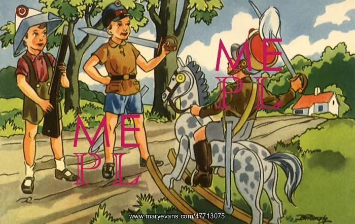  : Boys Play Soldier