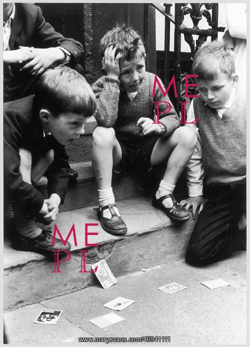 : BOYS PLAYING CARDS 1961 : BOYS PLAYING CARDS 1961